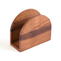Acacia Wood Vertical Napkin Holder Wooden Tabletop Kitchen Countertop Organizer BandsCo Straps