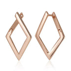 French Hollow Pattern Heart-shaped Earrings
