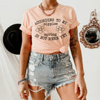 According To My Nipples Spring Is Not Here Yet Tee Peachy Sunday