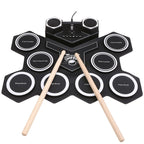 NNETM Dual Speaker Portable Electronic Drum Set Lootquake LLC
