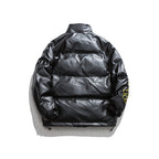 Men's Thick Leather Jacket Men's Trendy Brand