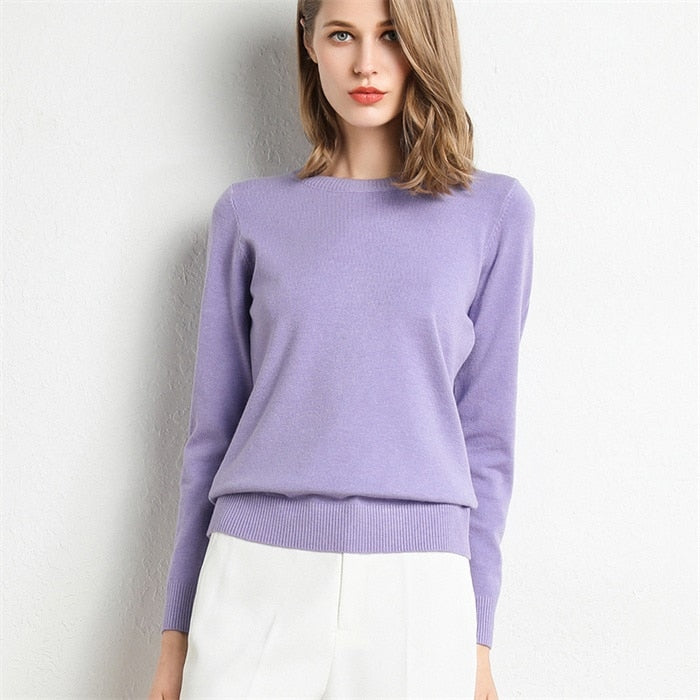 Knitted Pullover Women Sweater Pi-Mart