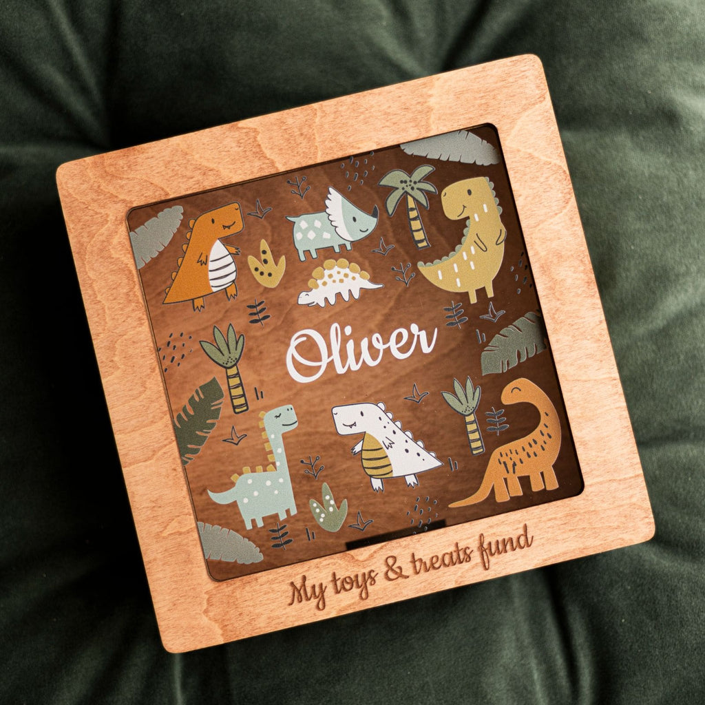 Custom Acrylic Box for Kids - Dino - SJB-DIAMOND ELITES