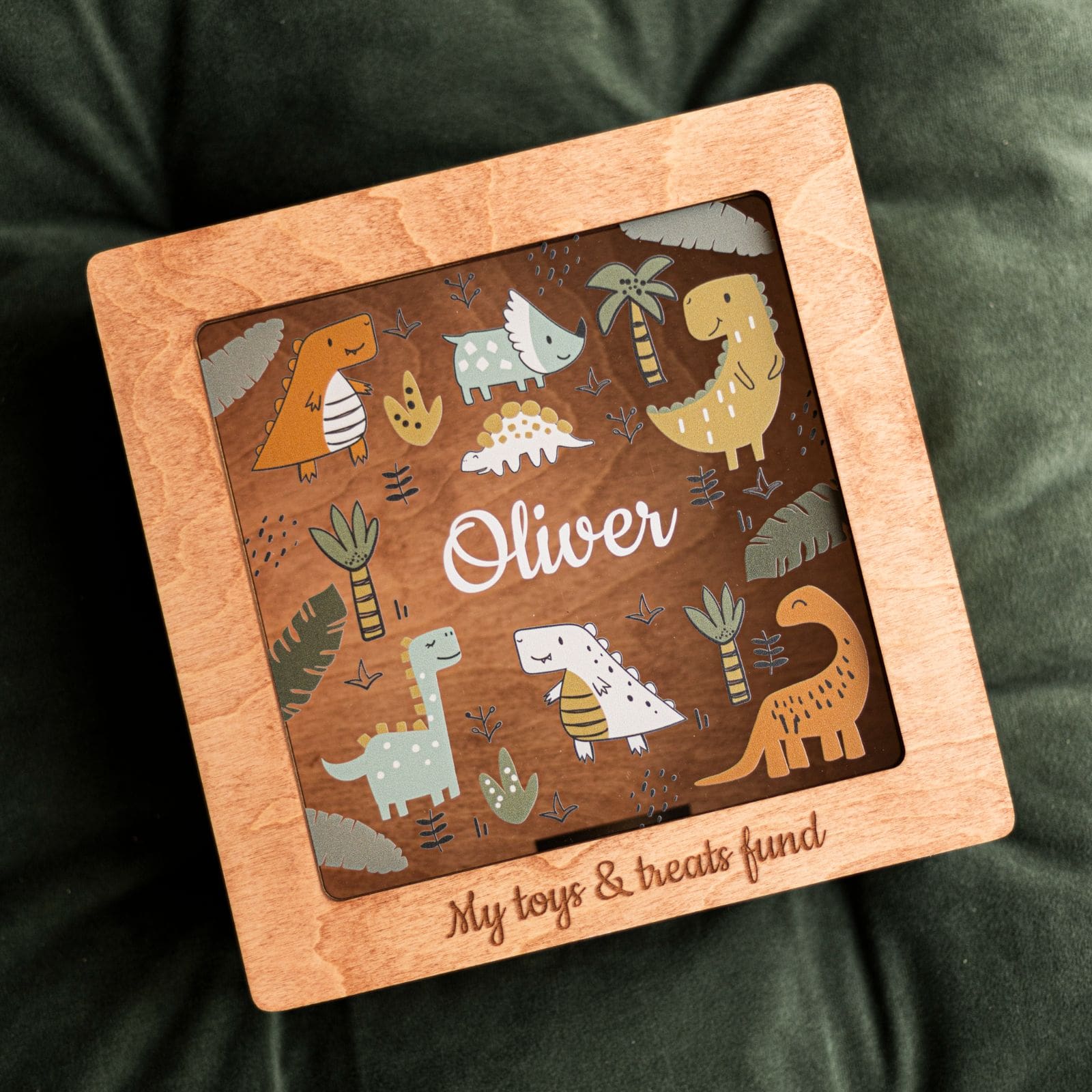 Custom Acrylic Box for Kids - Dino - SJB-DIAMOND ELITES