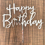 Acrylic One Cake Topper Top Cake One Cake Topper Birthday Cake Topper Double Sided For Anniversaries And Parties  Birthday Party Cupcake Toppers Flags Wedding Baby Shower Supplies Lovely Baking Dessert Decorations Stevvex