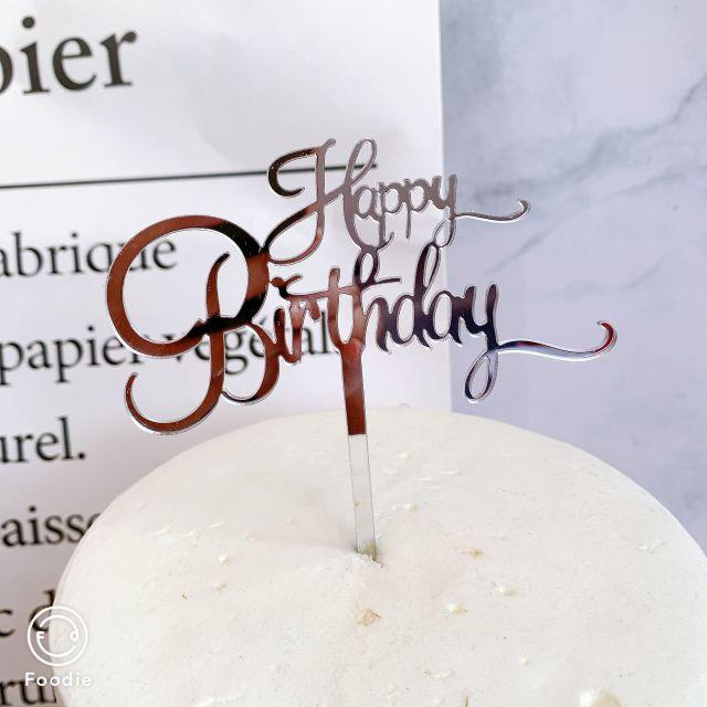 Acrylic One Cake Topper Top Cake One Cake Topper Birthday Cake Topper Double Sided For Anniversaries And Parties  Birthday Party Cupcake Toppers Flags Wedding Baby Shower Supplies Lovely Baking Dessert Decorations Stevvex