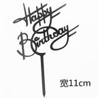 Acrylic One Cake Topper Top Cake One Cake Topper Birthday Cake Topper Double Sided For Anniversaries And Parties  Birthday Party Cupcake Toppers Flags Wedding Baby Shower Supplies Lovely Baking Dessert Decorations Stevvex