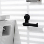 Acrylic Toilet Paper Holder Tissue Rack Wall Mounted Bathroom Kitchen Roll Holder Paper Tissue Rack Hook Modern Black Hanger Toilet Tissue Roll Holders Dispenser And Hangers Wall Mounted For Bathroom  Kitchen Stevvex