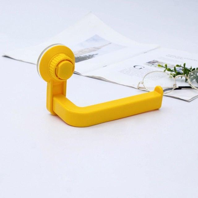 Acrylic Toilet Paper Holder Tissue Rack Wall Mounted Bathroom Kitchen Roll Holder Paper Tissue Rack Hook Modern Black Hanger Toilet Tissue Roll Holders Dispenser And Hangers Wall Mounted For Bathroom  Kitchen Stevvex
