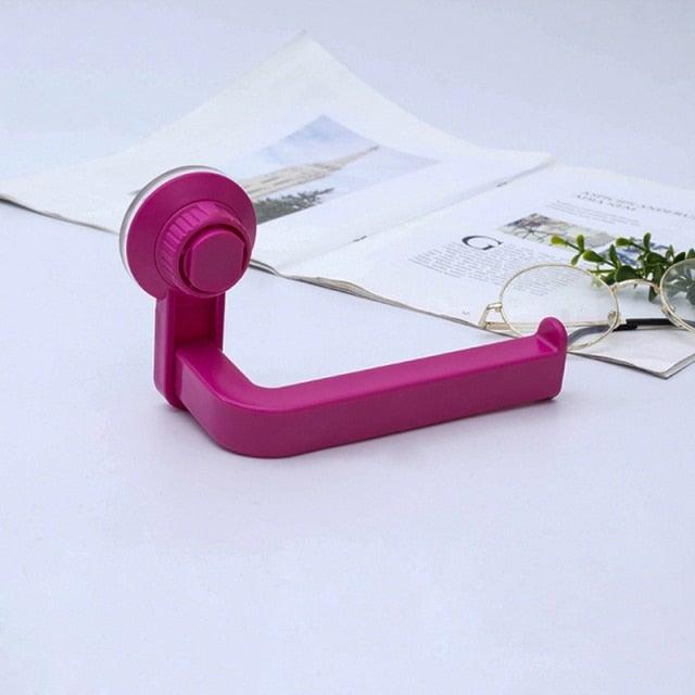 Acrylic Toilet Paper Holder Tissue Rack Wall Mounted Bathroom Kitchen Roll Holder Paper Tissue Rack Hook Modern Black Hanger Toilet Tissue Roll Holders Dispenser And Hangers Wall Mounted For Bathroom  Kitchen Stevvex