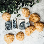 Activated Charcoal Soap Bar For Men And Women Patchouli Sandalwood Exfoliating BandsCo Straps