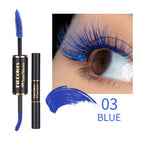 Double-headed Color Mascara Thick Curl More Than Waterproof Not Smudge White Eyebrow Dyeing Pi-Mart