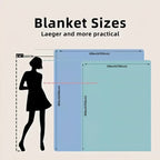 1pc Soft Flannel Envelope Blanket for Mom - Perfect Gift for Birthday, Mother's Day, Valentine's Day, and More