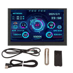 PC CPU Data Monitor 5in IPS USB C TYPE C Temperature Display PC CPU GPU RAM Data Monitor - SJB-DIAMOND ELITES