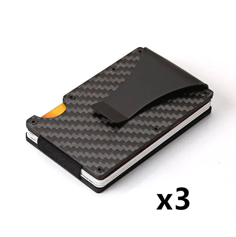 Durable Carbon Fiber Wallet for Men and Women, Aluminum Alloy Card Holder & Money Clip - SJB-DIAMOND ELITES
