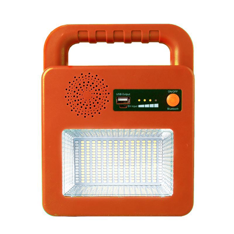 Solar Rechargeable Camping Outdoor Bluetooth Speaker Emergency Light Pi-Mart