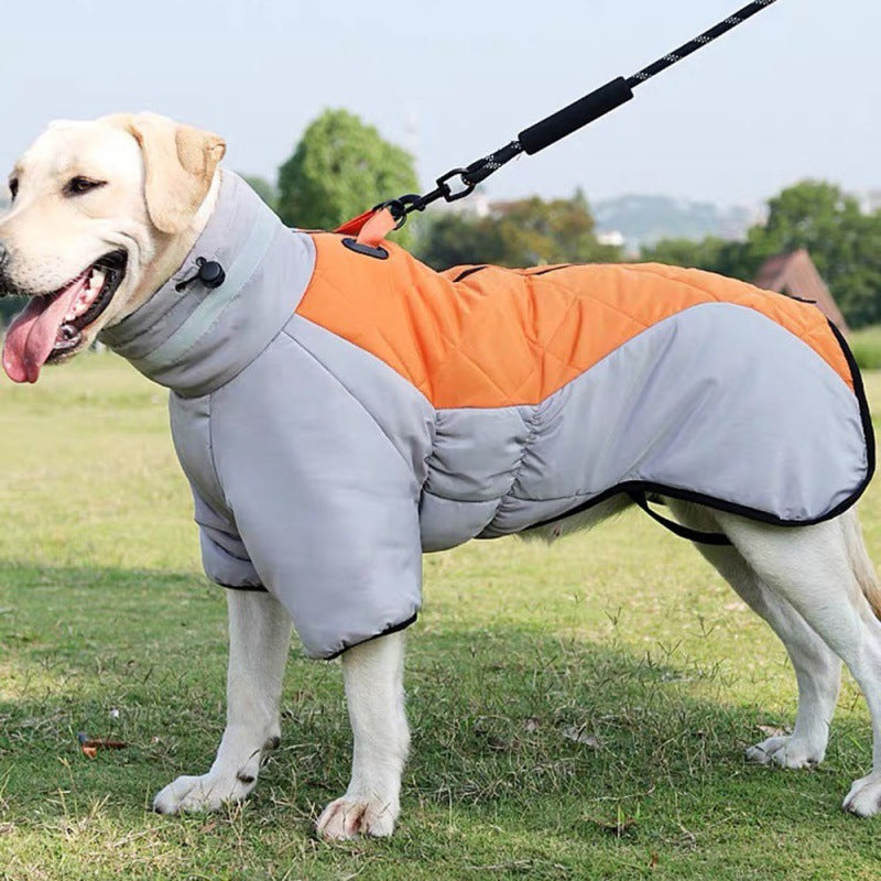 New Winter Dog Coat Waterproof Pet Clothes For Medum Large Dogs Warm Thicken Dog Vest Custome Labrador Jacket Pi-Mart