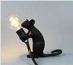 Resin Animal Mini Mouse Decorative Lamp
