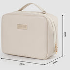 Makeup Bag Organizers, PU Square Portable Cosmetic Bag, Cosmetic Storage Bag, Portable Travel Large-capacity Wash Bag, Makeup Bag with Compartments, - SJB-DIAMOND ELITES