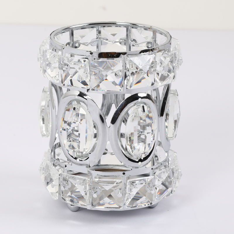 Crystal Pen Holder Cosmetic Brush Storage Container Pi-Mart