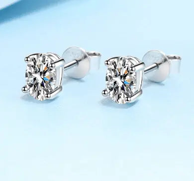 Moissanite Stud Earrings Pi-Mart