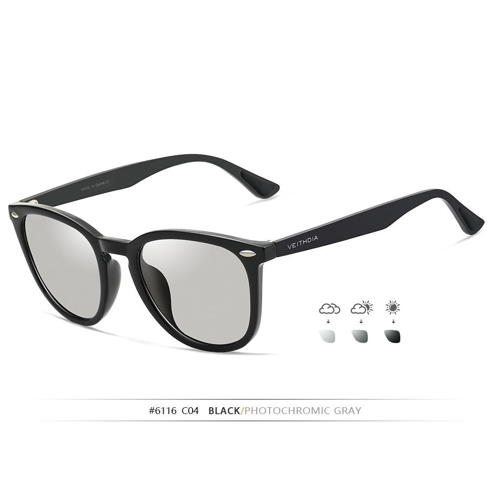 Luxury Unisex Aluminum+TR90 Men's Photochromic Mirror Sunglasses Eyewear Accessories Sunglasses For Women - SJB-DIAMOND ELITES