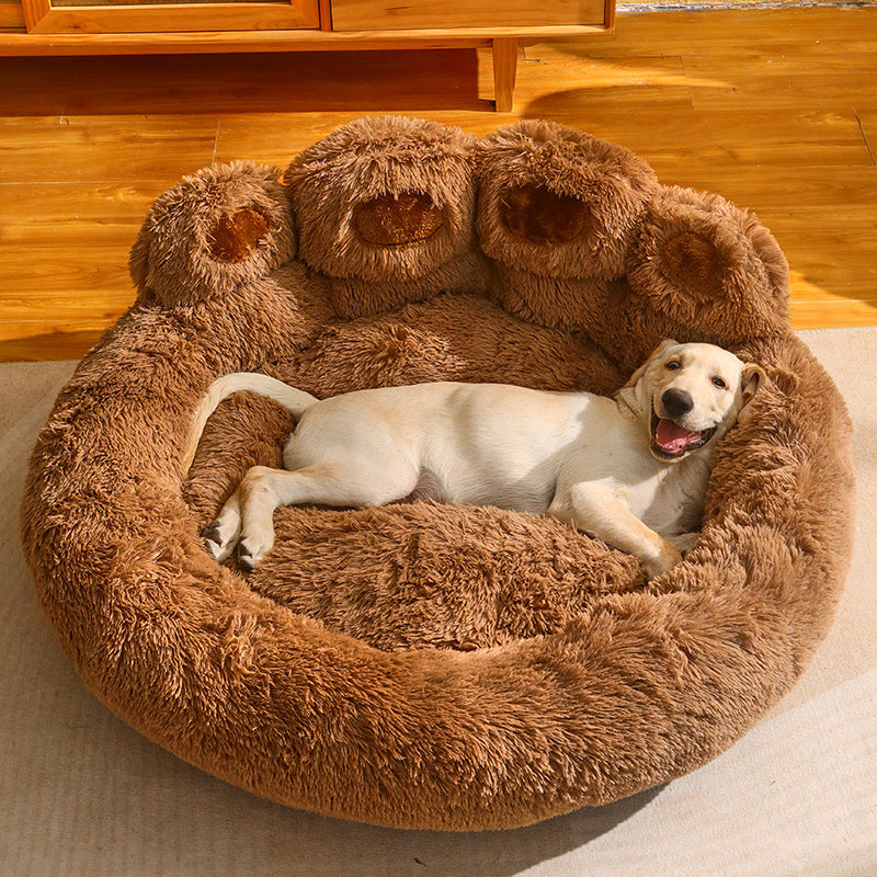 Kennel Warm Medium Large Dog Corgi Golden Retriever Bed Fleece-lined Sofa Mattress Pi-Mart