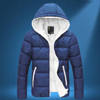 Autumn and winter men's cotton jacket hooded