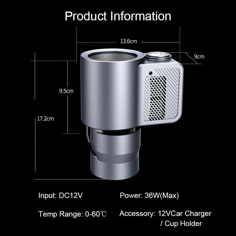 2 In 1 Car Heating Cooling Cup - SJB-DIAMOND ELITES