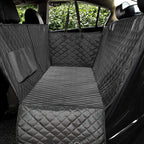 Dog Car Seat Cover View Mesh Pet Carrier Hammock Safety Protector Car Rear Back Seat Mat With Zipper And Pocket For Travel Pi-Mart