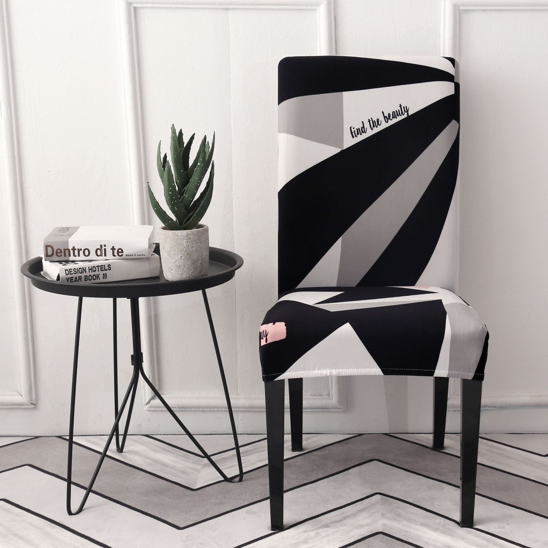 Stretch Chair Cover Dining Room Set One-piece Chair Cushion Pi-Mart