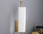 Adhesive Paper Holder Gold 304 Stainless Steel Stand Toilet Paper Towel Rack Tissue Roll Hanger For Kitchen Bathroom Free Nail Stainless Steel Toilet Tissue Roll Holder Sticky Hand Towel Hanger Vertical Or Horizontal No Drilling Stevvex
