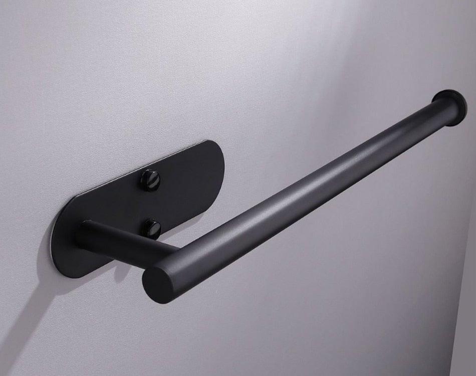 Adhesive Paper Holder Gold 304 Stainless Steel Stand Toilet Paper Towel Rack Tissue Roll Hanger For Kitchen Bathroom Free Nail Stainless Steel Toilet Tissue Roll Holder Sticky Hand Towel Hanger Vertical Or Horizontal No Drilling Stevvex