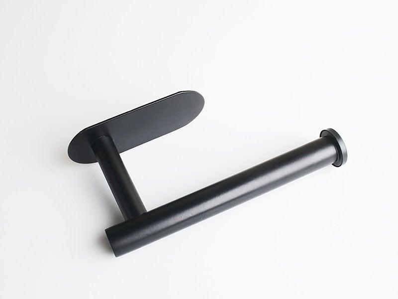 Adhesive Paper Holder Gold 304 Stainless Steel Stand Toilet Paper Towel Rack Tissue Roll Hanger For Kitchen Bathroom Free Nail Stainless Steel Toilet Tissue Roll Holder Sticky Hand Towel Hanger Vertical Or Horizontal No Drilling Stevvex