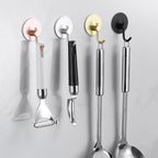 Adhesive Wall Hooks Mounted Door Key Cloth Coat Bathroom Robe Hanger Kitchen Hardware Rack Shelf Bag Hook Organizer For Hanging  Bathroom Toilet Sticky Hook Stevvex