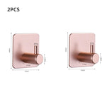Adhesive Wall Hooks Mounted Door Key Cloth Coat Bathroom Robe Hanger Kitchen Hardware Rack Shelf Bag Hook Organizer For Hanging  Bathroom Toilet Sticky Hook Stevvex