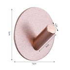 Adhesive Wall Hooks Mounted Door Key Cloth Coat Bathroom Robe Hanger Kitchen Hardware Rack Shelf Bag Hook Organizer For Hanging  Bathroom Toilet Sticky Hook Stevvex