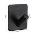 Adhesive Wall Hooks Mounted Door Key Cloth Coat Bathroom Robe Hanger Kitchen Hardware Rack Shelf Bag Hook Organizer For Hanging  Bathroom Toilet Sticky Hook Stevvex
