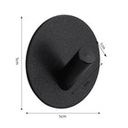 Adhesive Wall Hooks Mounted Door Key Cloth Coat Bathroom Robe Hanger Kitchen Hardware Rack Shelf Bag Hook Organizer For Hanging  Bathroom Toilet Sticky Hook Stevvex