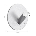 Adhesive Wall Hooks Mounted Door Key Cloth Coat Bathroom Robe Hanger Kitchen Hardware Rack Shelf Bag Hook Organizer For Hanging  Bathroom Toilet Sticky Hook Stevvex