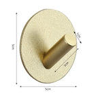 Adhesive Wall Hooks Mounted Door Key Cloth Coat Bathroom Robe Hanger Kitchen Hardware Rack Shelf Bag Hook Organizer For Hanging  Bathroom Toilet Sticky Hook Stevvex