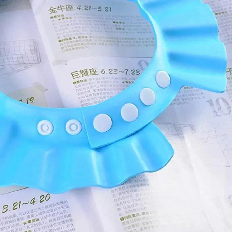 Adjustable Baby Shampoo Cap Shower Kids Bath Visor Head Baby Colorful Ear Protection For Bath Time Stevvex
