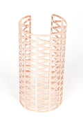 Adjustable Cutout Cuff Bangle Wide Rose Gold Bracelet