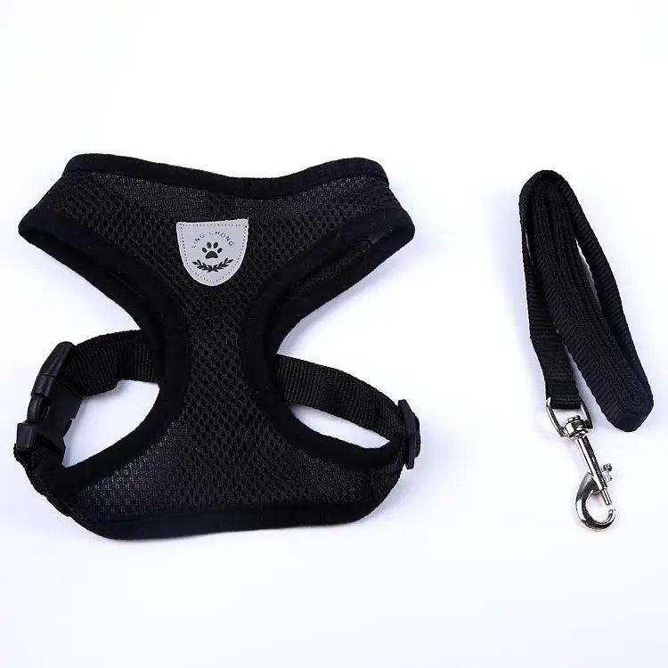 Adjustable Dog Harness No-Pull Pet Harness Soft Padded Dog Vest Reflective No-Choke Pet Vest With Easy Control Handle Stevvex