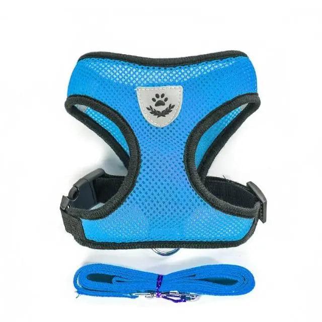 Adjustable Dog Harness No-Pull Pet Harness Soft Padded Dog Vest Reflective No-Choke Pet Vest With Easy Control Handle Stevvex