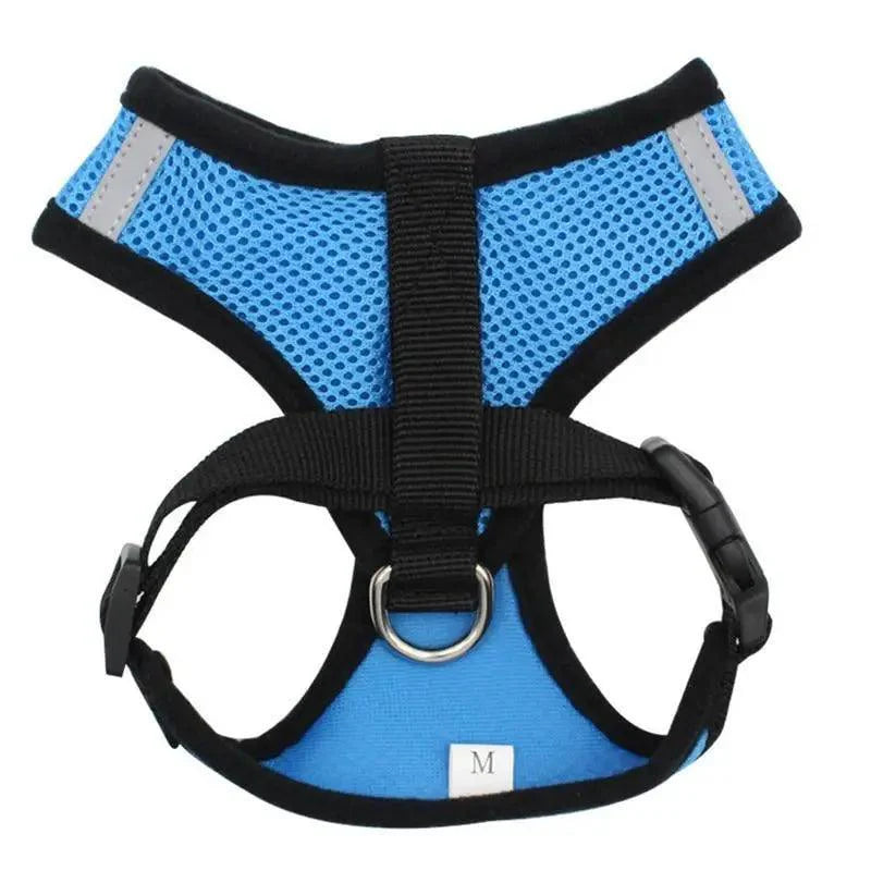 Adjustable Dog Harness No-Pull Pet Harness Soft Padded Dog Vest Reflective No-Choke Pet Vest With Easy Control Handle Stevvex