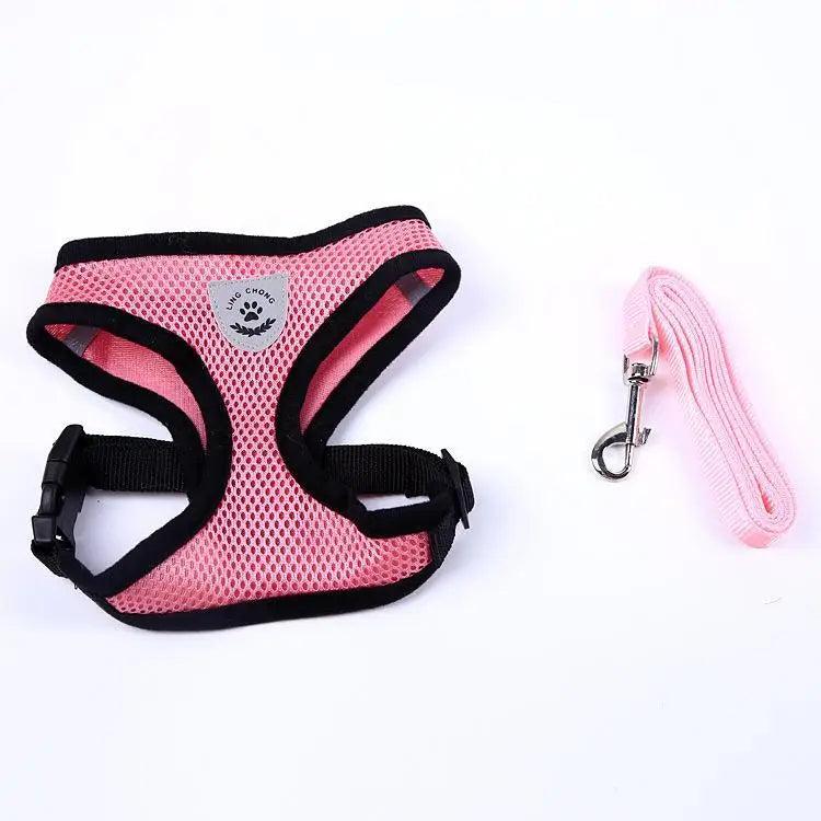 Adjustable Dog Harness No-Pull Pet Harness Soft Padded Dog Vest Reflective No-Choke Pet Vest With Easy Control Handle Stevvex