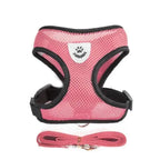 Adjustable Dog Harness No-Pull Pet Harness Soft Padded Dog Vest Reflective No-Choke Pet Vest With Easy Control Handle Stevvex