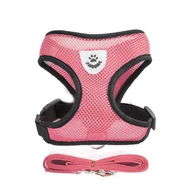 Adjustable Dog Harness No-Pull Pet Harness Soft Padded Dog Vest Reflective No-Choke Pet Vest With Easy Control Handle Stevvex