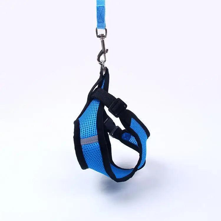 Adjustable Dog Harness No-Pull Pet Harness Soft Padded Dog Vest Reflective No-Choke Pet Vest With Easy Control Handle Stevvex